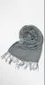 Grijze pashmina uit de Basic-collectie - Afbeelding 2