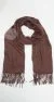 Pashmina Collection Basic Brun cuir