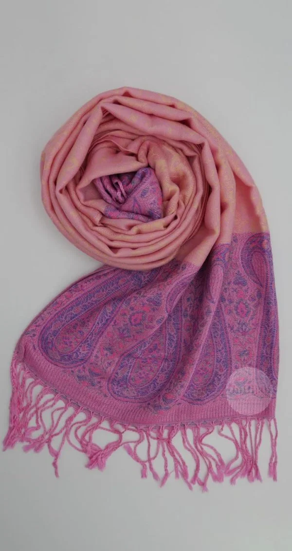 Bedrukte pashmina uit de Klassieke-collectie PC01