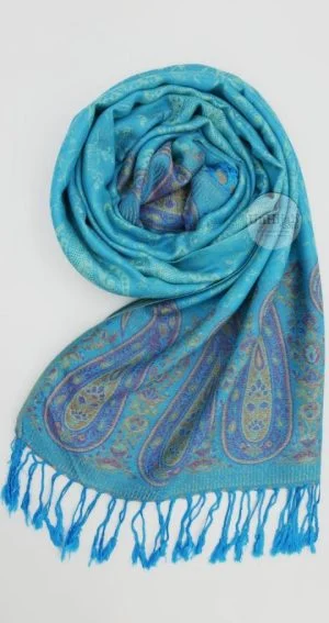 Bedrukte pashmina uit de Klassieke-collectie PC04