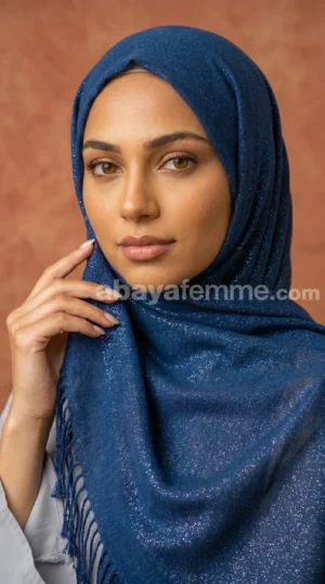 blue talia pashmina