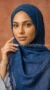blue talia pashmina