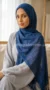Blue pashmina hijab Talia collection 01