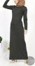 Abaya Robe Tricot Kaki – Image 5