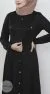 Robe Longue Boutonnée Noir – Image 2