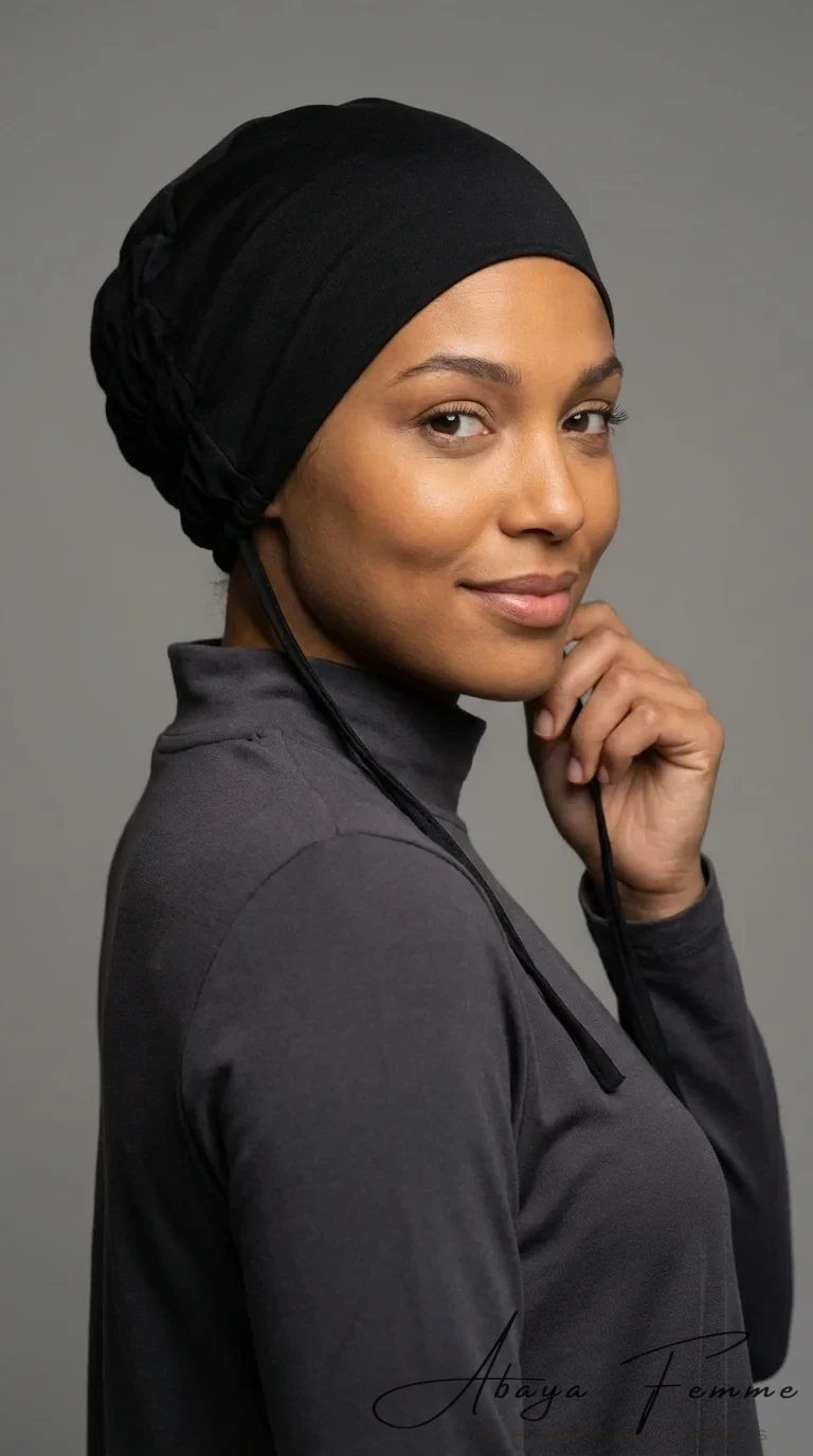 Sous Hijab À Nouer Noir