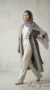 Sous Hijab Collection Premium Jersey Tube Bleu acier - Studio Photo - Model Style: Hijabi