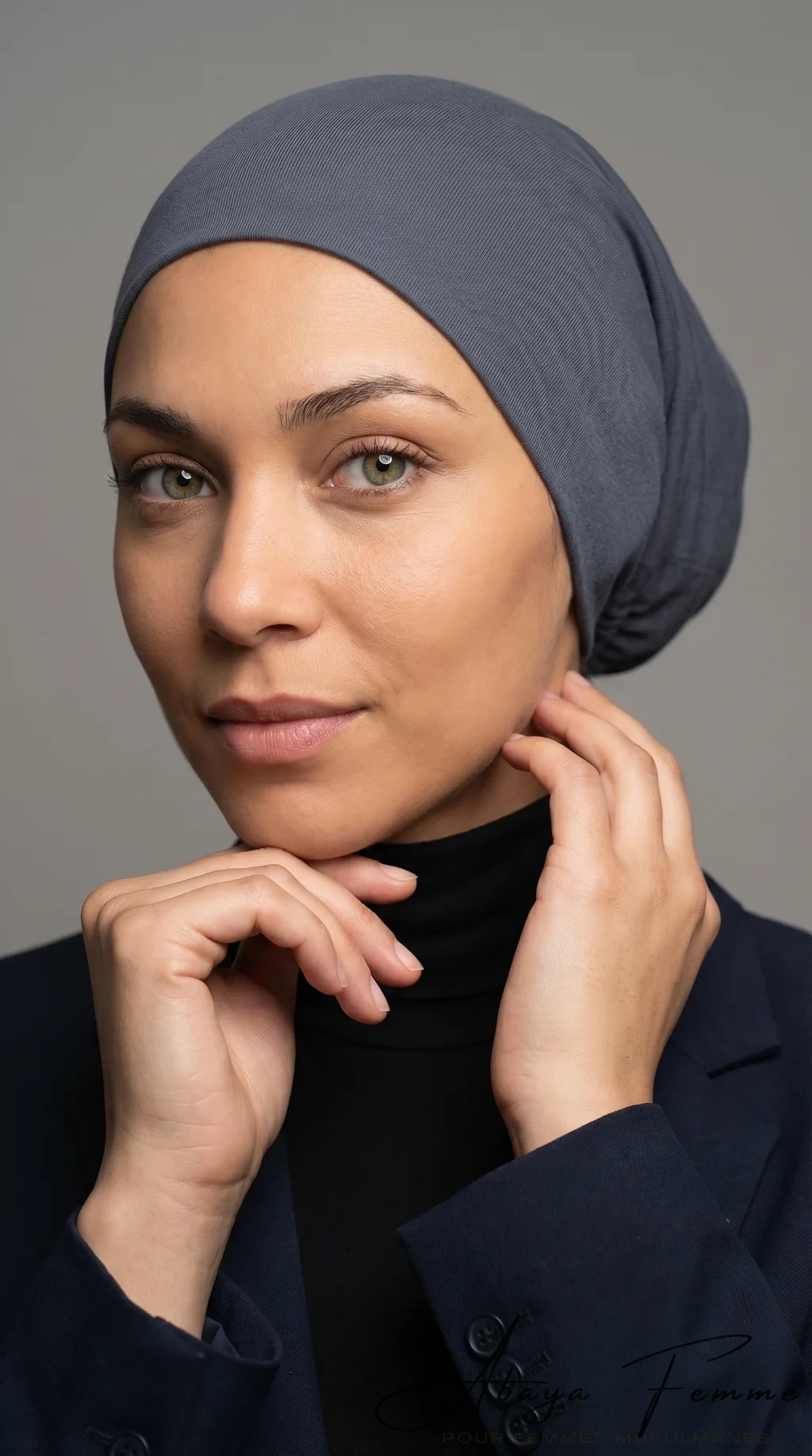 Bonnet Jersey Tube Élastique Gris