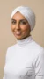 White Jersey turban