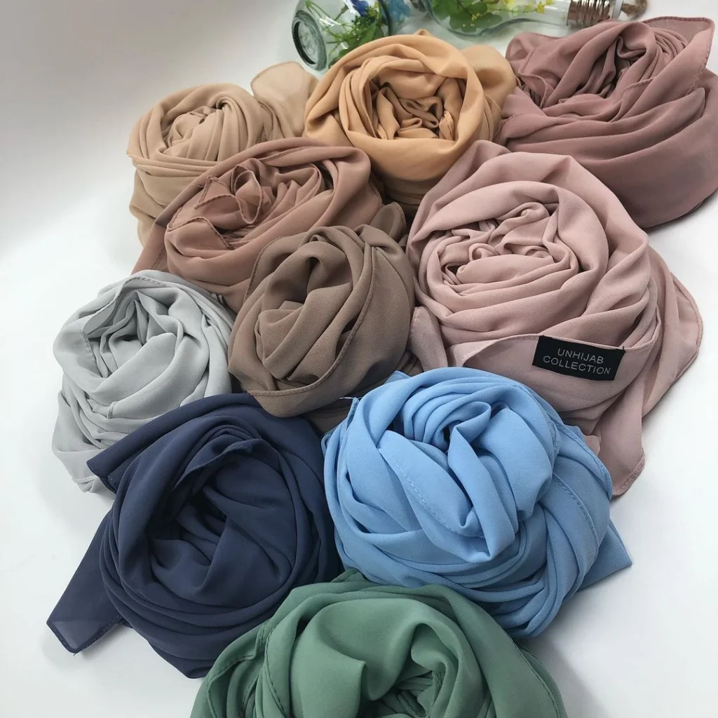 Hijab Mousseline CornSilk Premium Collection 1 Hijab Mousseline CornSilk Premium Collection