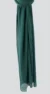 Teal Wisteria Pleated Chiffon Hijab - Image 6