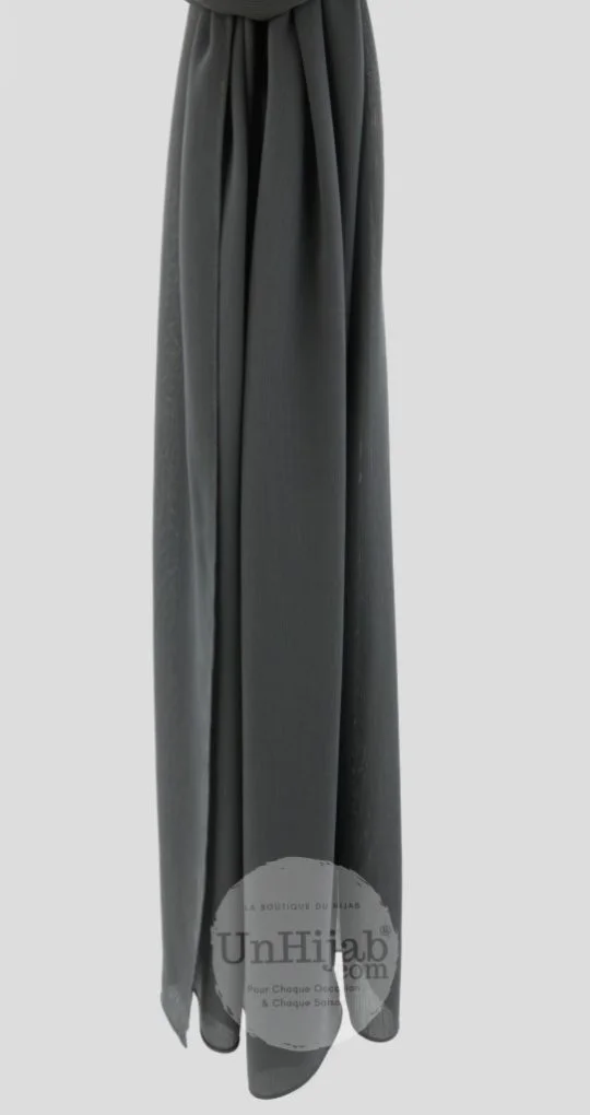 Hijab Mousseline froissé