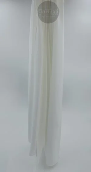 Hijab soie de medine blanc