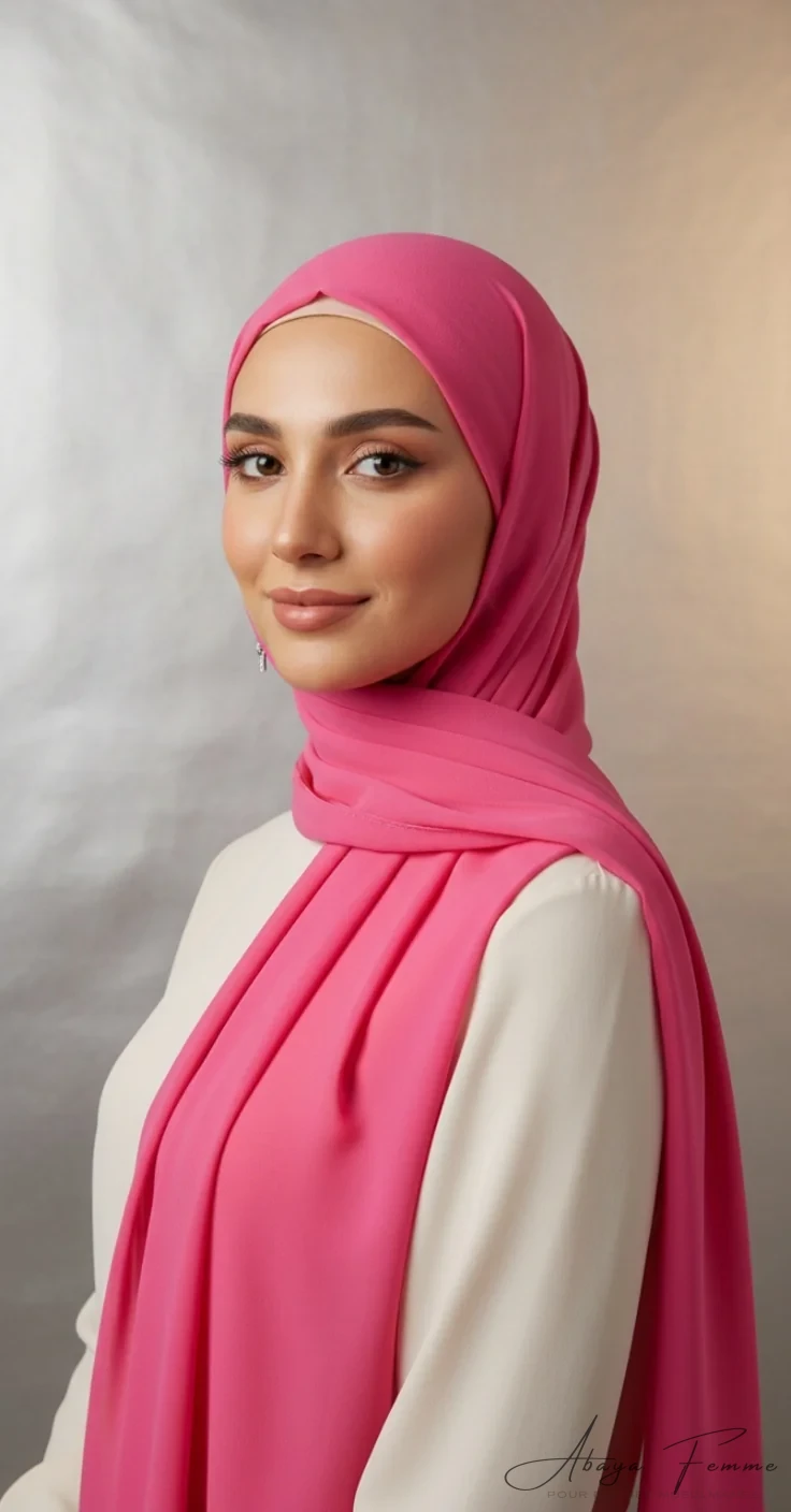 hijab_mousseline_premium_deepPink