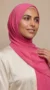 Intense Pink Chiffon Hijab