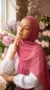 Deep Pink Chiffon Hijab Premium Collection - Image 2