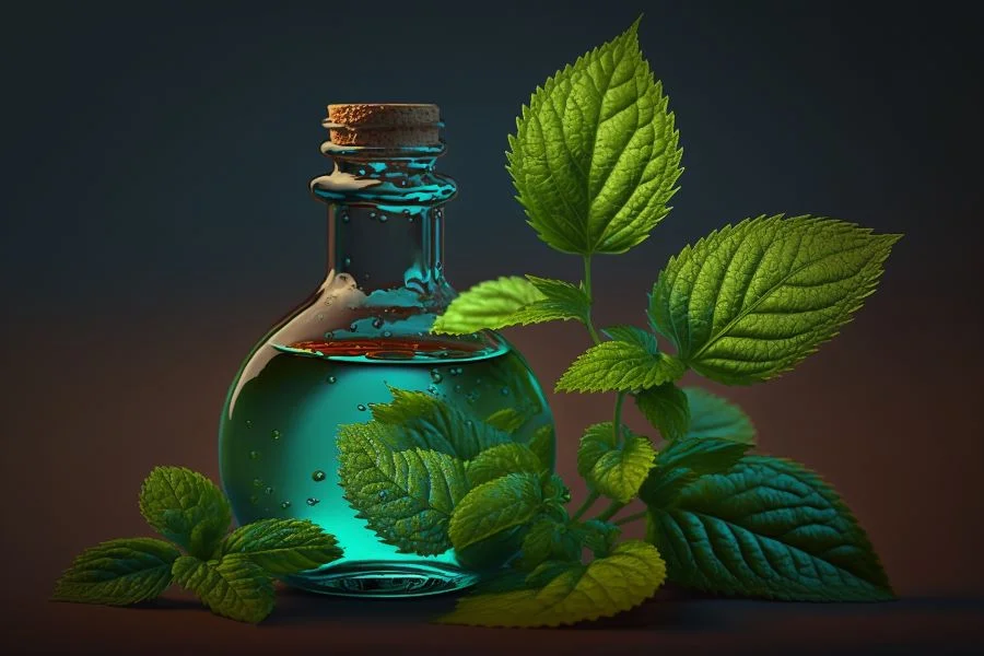 Huile essentielle de menthe poivrée 2 Huile essentielle de menthe poivrée