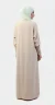 Abaya Soie de Medine Beige_dos