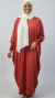 Rust Medina silk Abaya