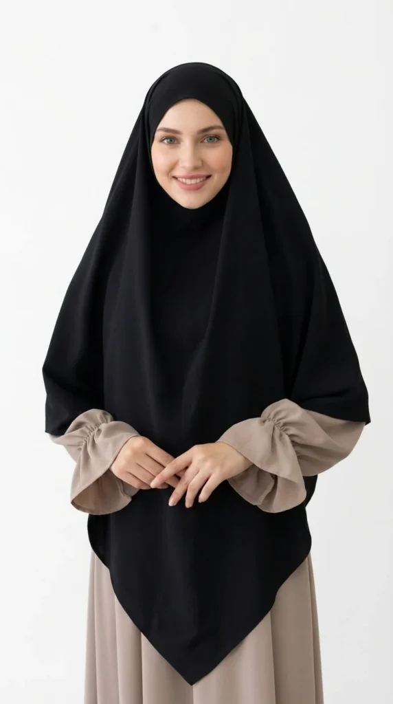Black Khimar clean 2