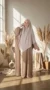 Khimar soie de médine Beige - Image 3
