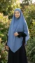 Denim Medina Silk Khimar - Image 2