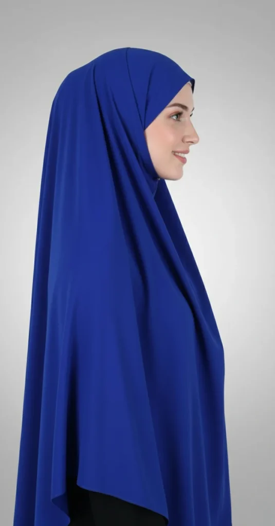 khimar long Bleu – view 2