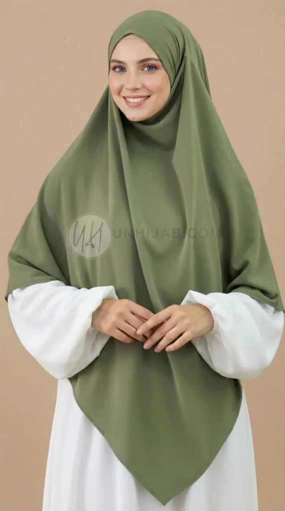 Khimar-soie-de-medine-olive