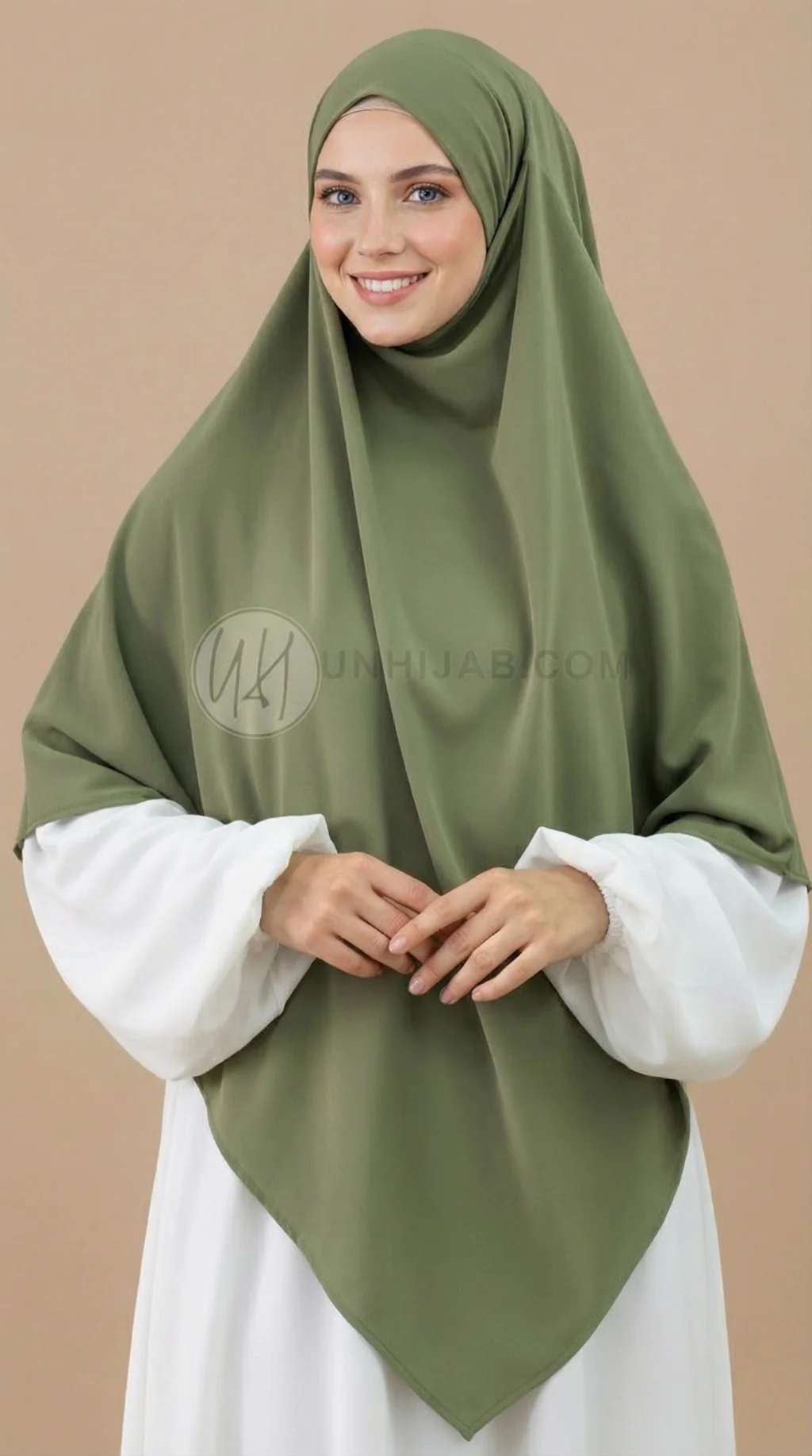 Khimar-soie-de-medine-olive