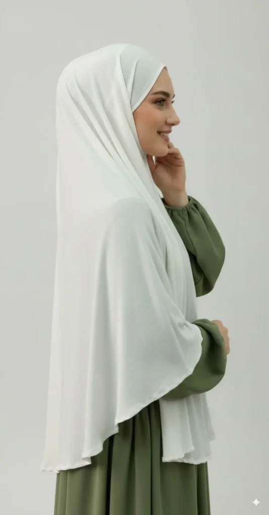 white jazz khimar