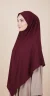 long burgundy khimar
