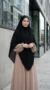 Black Medina Silk Khimar - Image 4