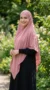 Pink Medina Silk Khimar - Image 4