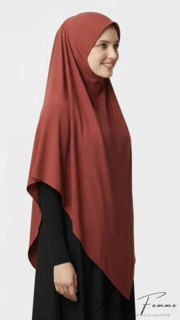 Khimar Soie de médine Rouille – view 2