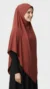 Khimar Soie de médine Rouille de cote