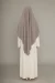 khimar soie de medine taupe