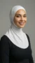 White Neck Cover Underscarf