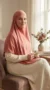 Long Khimar Old Rose - Image 3