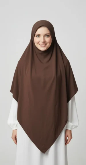 khimar Marron long Jazz