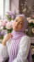 Lilac Medina Silk Hijab