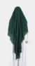 Khimar 3 Voiles pas cher vert sapin