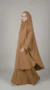 Jilbab femme 2 pièces Camel avec Jupe - Studio Photo - Model Style: Hijabi