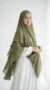 Khimar 3 Velos Caqui - Studio Photo - Model Style: Hijabi