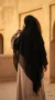 Khimar 3 Voiles Noir - Back_view Photo - Model Style: Hijabi