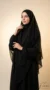 Khimar 3 Voiles Noir - Minimal Photo - Model Style: Hijabi