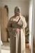 Robe Pull Longue Femme Beige – Image 3