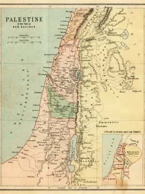 Terre Sainte de Palestine: Histoire et Culture Biblique 5 Palestine Geo