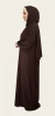 Robe-Abaya-voile-integre-Chocolat
