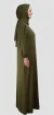 Robe Abaya voile intégré Kaki
