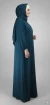 Robe Abaya voile intégré Teal